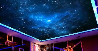 Натяжной потолок звездное небо Михайловка, цена от 5219 руб.