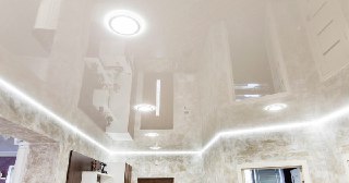 Натяжной ПВХ потолок Михайловка, цена от 2096 руб.